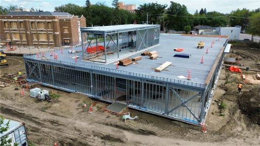 urgent care centre under construction